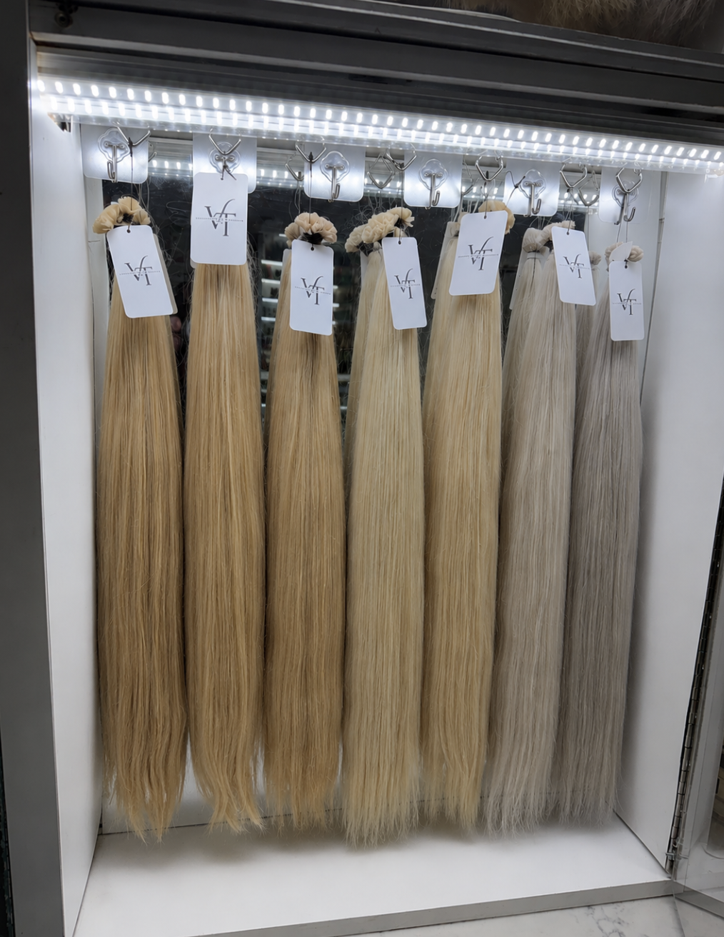 Blonde extensions